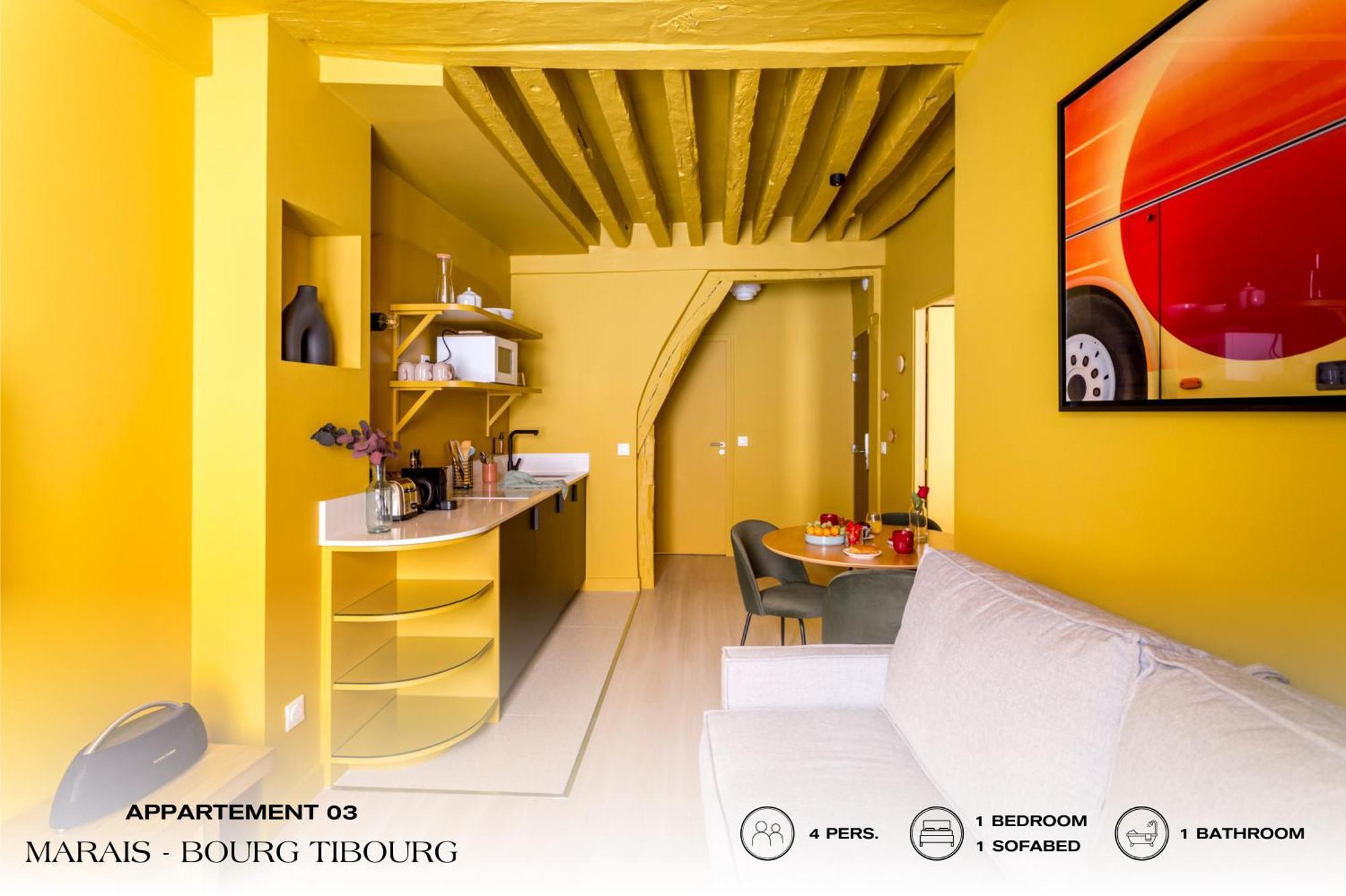 Beauquartier - Marais, Bourg Tibourg Apartment Paris Exterior photo